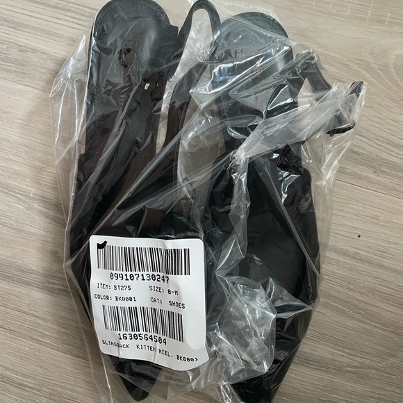 NEW J Crew Slingback kitten heels BT275 - Picture 4 of 4